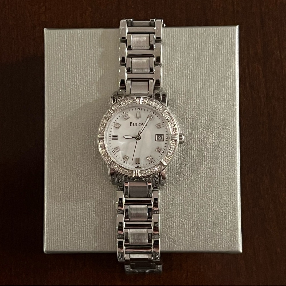 Bulova Stainless Steel Watch Model 637451